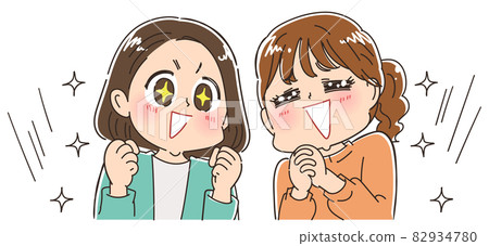 兩個女人的表情 82934780