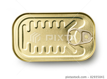 gold metal can 82935841