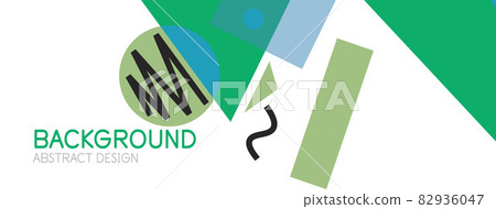 Abstract background with blocks, lines, geometric shapes. Techno or business concept for wallpaper, banner, background, landing page Abstract background with blocks, lines, geometric shapes. Techno or business concept for wallpaper, banner, background, landing page 82936047