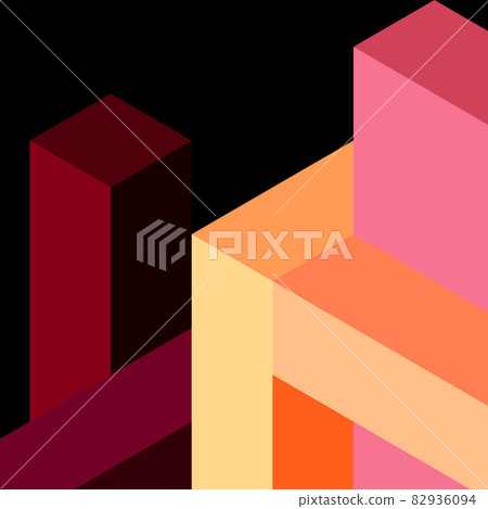 Abstract background. 3d cubes, cubic elements and blocks. Techno or business concept for wallpaper, banner, background, landing page Abstract background. 3d cubes, cubic elements and blocks. Techno or business concept for wallpaper, banner, background, landing page 82936094