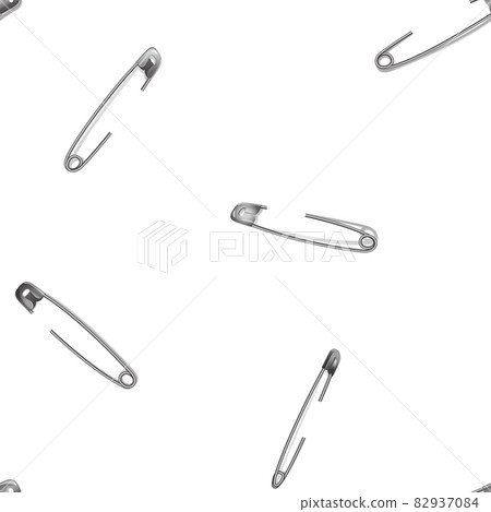 Safety pin seamless pattern - Stock Illustration [82937084] - PIXTA