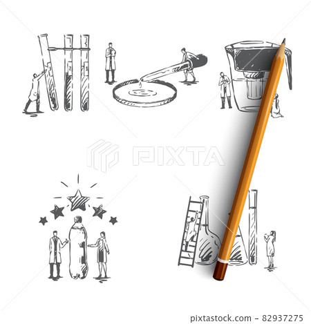 Water purification - devices for purification water pipette, flask, bottle, filter vector concept set Water purification - devices for purification water pipette, flask, bottle, filter vector concept set 82937275