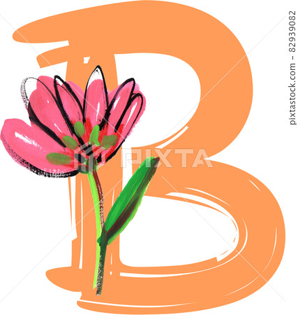 Alphabet brush font watercolor Alphabet brush font watercolor 82939082