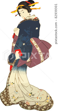 A woman with a cute hem 82939301