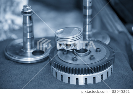 The motorbike part repairing process. The motorbike part repairing process. 82945261