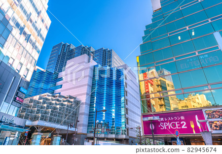 日本東京城市景觀，如池袋大都會廣場 82945674