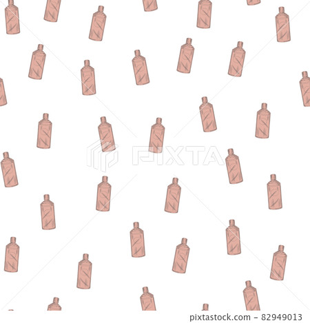 Seamless pattern chinese bottle on white background. Random texture template for menu restaurant. Seamless pattern chinese bottle on white background. Random texture template for menu restaurant. 82949013