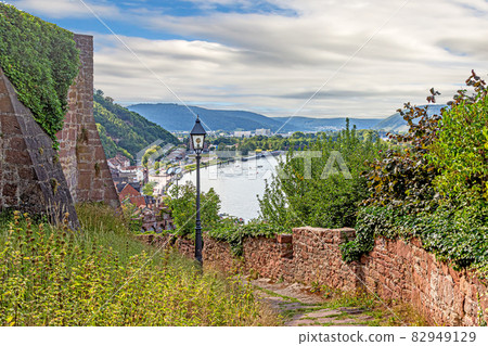 View to river Main from the medieval castle of Miltenberg during daytime View to river Main from the medieval castle of Miltenberg during daytime 82949129
