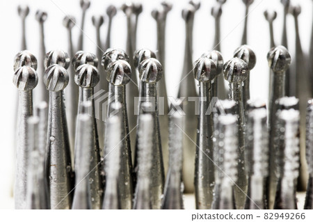 Set of dental drills closeup 82949266