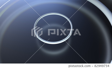 Ring in circle with reflection.-插圖素材 [82949734] - PIXTA圖庫