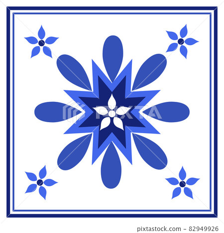 Azulejos portuguese traditional ornamental tile Azulejos portuguese traditional ornamental tile 82949926