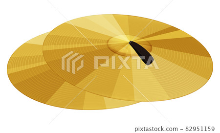 Illustration of cymbals__2 sheets placed 82951159