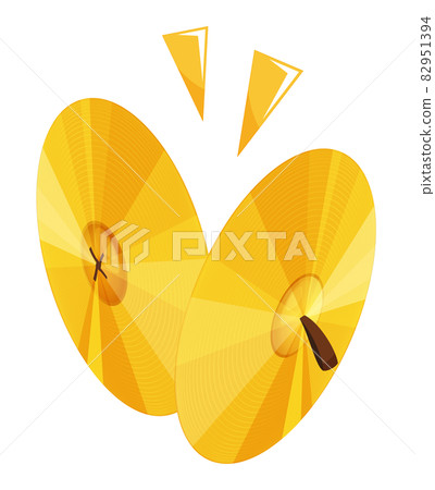 Illustration of cymbals_ringing_sound 82951394