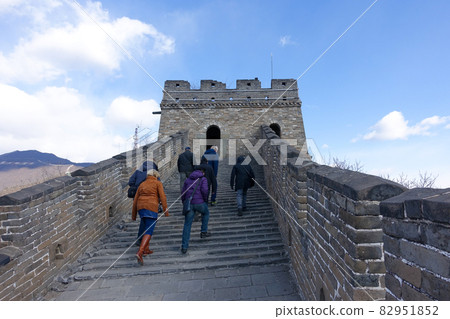 Beautiful scenery of the Great Wall of China, Beijing, China Beautiful scenery of the Great Wall of China, Beijing, China 82951852