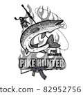 Pike Image. Fishing Pike Tournament. 82952756