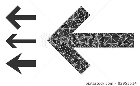 Vector Triangle Filled Arrow Left Icon and Bonus Icons Vector Triangle Filled Arrow Left Icon and Bonus Icons 82953514