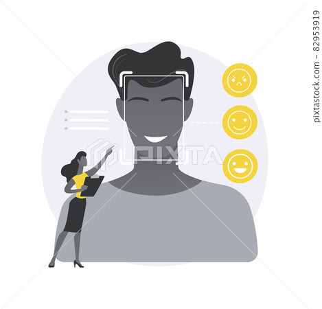 Emotion detection abstract concept vector illustration. Emotion detection abstract concept vector illustration. 82953919