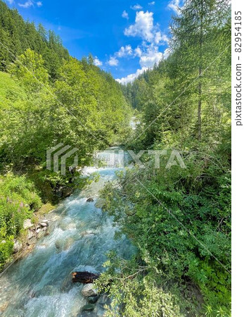 high view of the alps in austria high view of the alps in austria 82954185