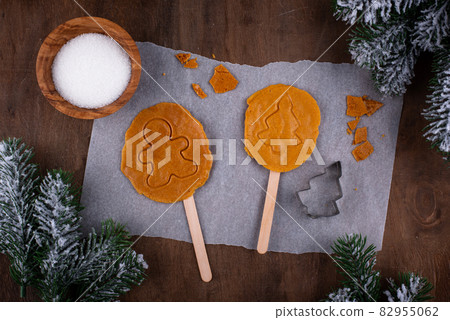 Korean dalgona sugar candy cookie Korean dalgona sugar candy cookie 82955062