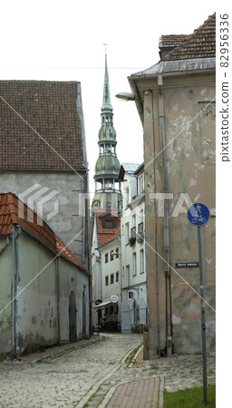 Beautiful streets of old Riga. High quality photo Beautiful streets of old Riga. High quality photo 82956336
