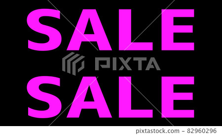 Sale ads safe color letters 82960296