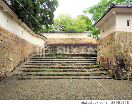 Stone steps at the end of Obi Castle Obi, Obi, Nichinan City, Miyazaki Prefecture 82961838