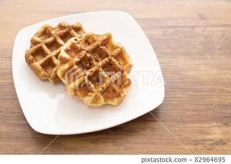 Almond waffles Almond waffles 82964695