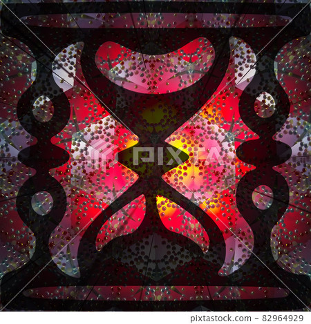 Kaleidoscope back shape frame 1 82964929