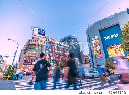 View of Tokyo Townscape in Takadanobaba Station in Japan 82965150