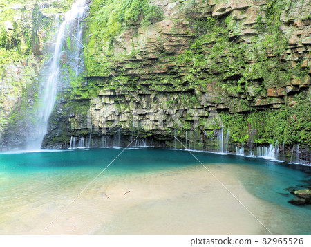 Summer Ogawa Waterfall seen from the Takitsubo Observatory Nejimekawakita, Minamiosumi-cho, Kimotsuki-gun, Kagoshima Prefecture Summer Ogawa Waterfall seen from the Takitsubo Observatory Nejimekawakita, Minamiosumi-cho, Kimotsuki-gun, Kagoshima Prefecture 82965526