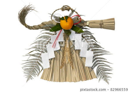 Shimenawa decoration Japanese style Kansai style cutout 82966559