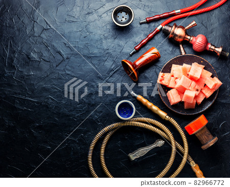 Tobacco shisha for smoking,copy space 82966772