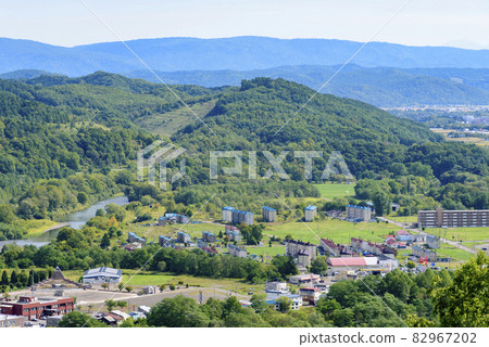 俯瞰北海道舊煤礦小鎮赤平市 俯瞰北海道舊煤礦小鎮赤平市 82967202
