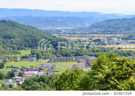 俯瞰北海道舊煤礦小鎮赤平市 俯瞰北海道舊煤礦小鎮赤平市 82967204