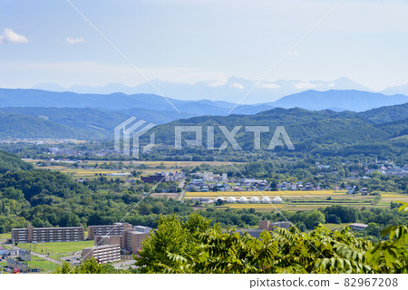 俯瞰北海道舊煤礦小鎮赤平市 82967208