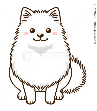 Pomeranian (white) 82967703