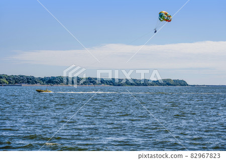 Parasailing at Lake Hamana Parasailing at Lake Hamana 82967823