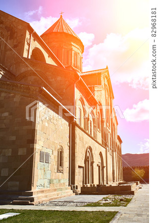 Narikala Castle in Tbilisi, Georgia. Sun flare 82968181
