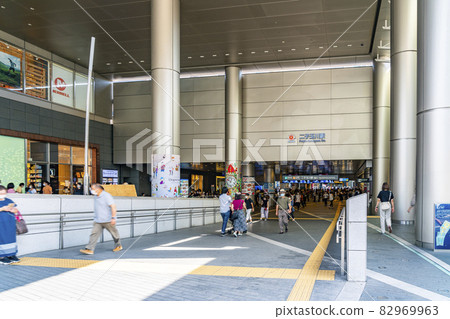 [東京] 人潮湧動的二子玉川站西口 82969963