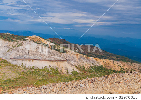 (Fukushima Prefecture) Azuma Kofuji / Jododaira side Azuma skyline view 82970013
