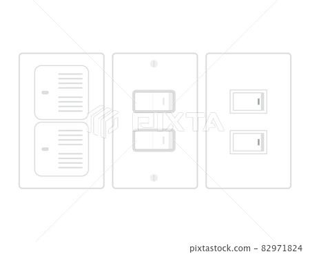 Fluorescent power switch vector illustration Fluorescent power switch vector illustration 82971824