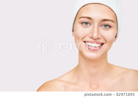 Cosmetology rehabilitation concept. Young woman at clinic. Rejuvenation 82971893