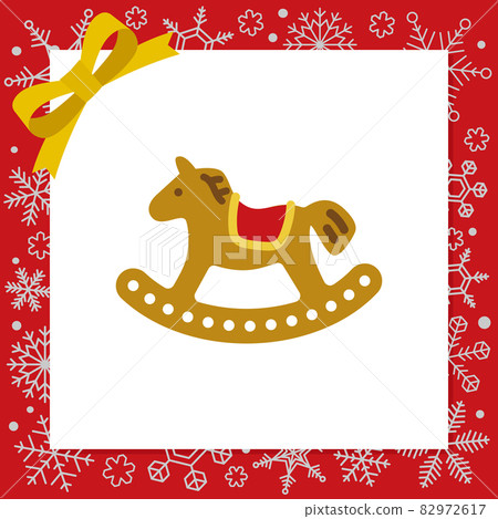 Seasonal material: Christmas icon (Rockin Horse) Seasonal material: Christmas icon (Rockin Horse) 82972617
