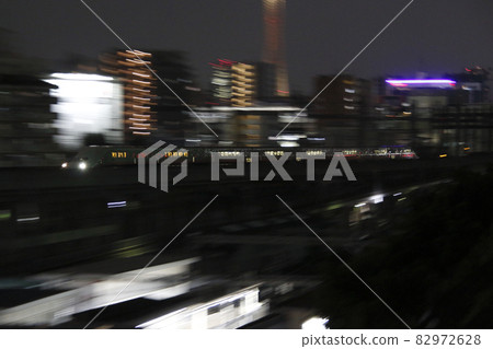 Joetsu Shinkansen E4 series on the verge of retirement, going near Tabata at night Joetsu Shinkansen E4 series on the verge of retirement, going near Tabata at night 82972628
