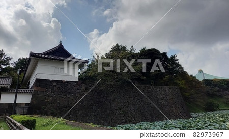Edo Castle Kitamaru Shimizumon Gate and Nippon Budokan Edo Castle Kitamaru Shimizumon Gate and Nippon Budokan 82973967