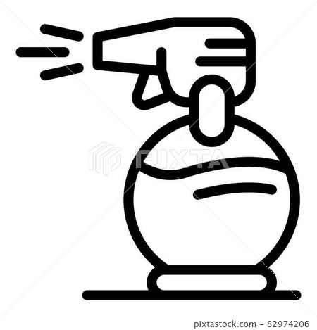 Stylist spray icon, outline style - Stock Illustration [82974206] - PIXTA