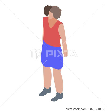 Freedom lgbt icon, isometric style 82974832