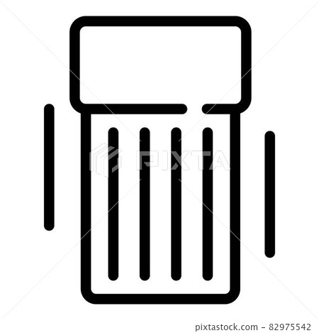 Camping bed icon, outline style 82975542