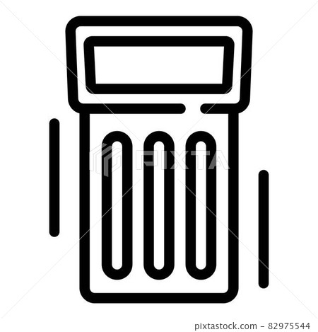 Camp air bed icon, outline style Camp air bed icon, outline style 82975544
