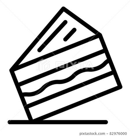 Sandwich food icon, outline style Sandwich food icon, outline style 82976000